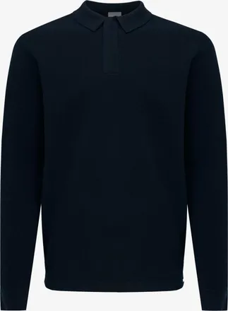 Gentiluomo Longsleeve Polo Zip | Donkerblauw