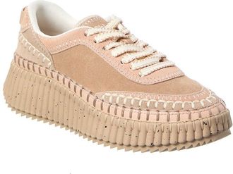 Chlo&eacute; Nama Leather & Suede Sneaker
