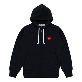 Comme Des Garçons (WMNS) COMME des GARCONS PLAY Zip Hooded Jacket Black AZ-T171-051-1