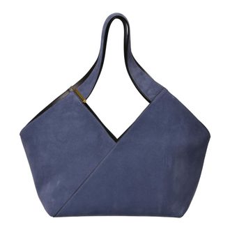 Baldinini Suede Shoulder Bag - female - Baldinini - Shopping Bags - Blue - ONE SIZE - Bags