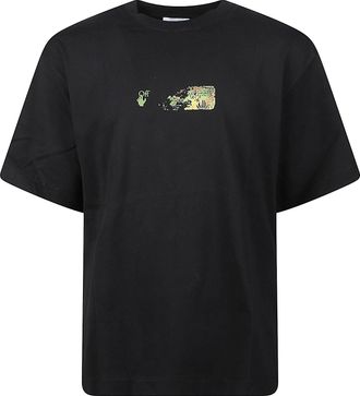 Off-white Spices Arrow Abstract Cotton T-Shirt