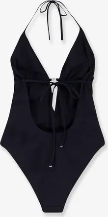 Tory Burch Womens One-Piece Swimsuit Black Polyamide Swimwear Sea Clothing