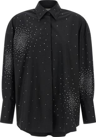 Giuseppe Di Morabito Womens Rhinestone Shirt