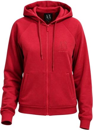 A|X Armani Exchange Donna, Felpe, Rosso, XS, new