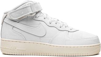 Nike Air Force 1 Mid Patchwork sneakers - women - Calf Leather - 10.5 - White