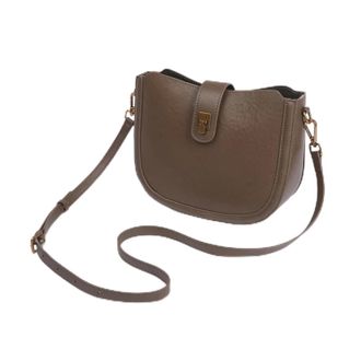 Generic Womens Leather Shoulder Bag Ladies Soft Handbag Female Crossbody Bags(Coffee)