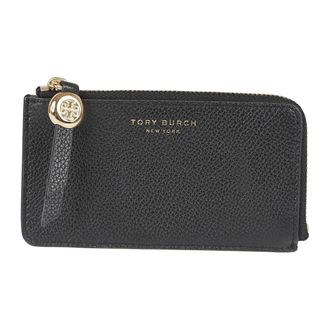 Tory Burch Tory Burch, Wallets & Cardholders, female, Black, Size: ONE SIZE Romy Zip-Around Card Holder
