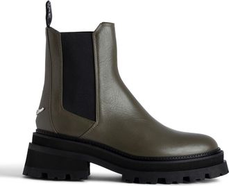 Zadig&Voltaire Ride Chelsea Boot in Military at Nordstrom Rack, Size 11Us / 41Eu