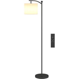 OEM L&aacute;mpara De Pie De Interior, Regulable Con 2 Temperaturas De Color, Mando A Distancia, Temporizador De 60 Minutos, 160 Cm, Negra -crezuo