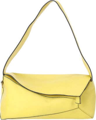 Loewe Pre-owned Womens Puzzle Hobo Bag in Yellow Calfskin Leather - One Size