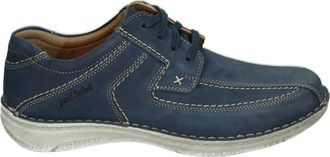 Josef Seibel Heren, Schoenen, Blauw, Maat: 45 EU Leer