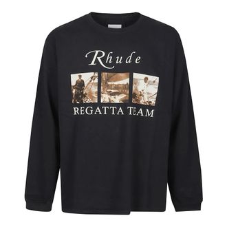 Rhude Uomo, Top, Nero, M, new