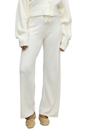 Barefoot Dreams CozyChic Ultra Lite Tie Waist Relaxed Pants in Pearl at Nordstrom, Size X-Small