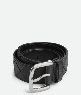Bottega Veneta Intrecciato Taurillon Belt - Bottega Veneta