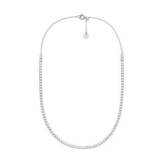 Michael Kors Tennis Ketting - Dames - Accessoires - Grijs - Maat: ONE Size