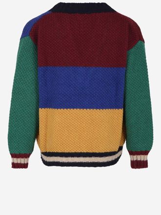 Bobo Choses Kids Cardigan Multicolour Wool Blend Sweater