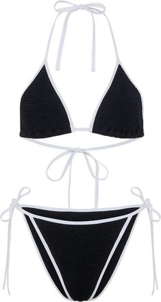 Hunza G Gina Bikini Contrast-Donna