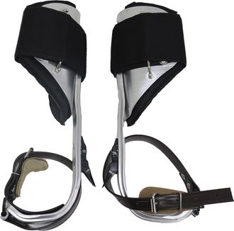 Generico Espuelas Bistel Aluminio Pro Carcasa Aluminio Altura Regulable