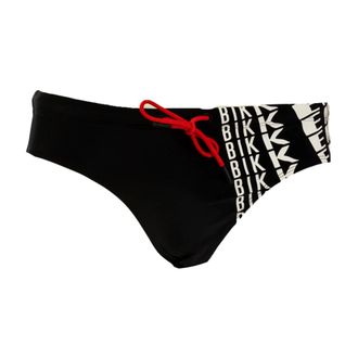 Dirk Bikkembergs Beachwear, male, Black, Size: S Ethnic Print Mens Suit