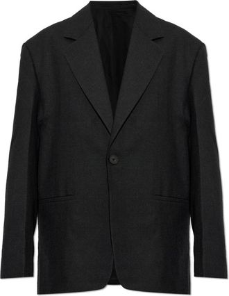STUDIO NICHOLSON Fenn Wool Blazer - Heren - Blazers - Zwart - L - Katoen - Jassen