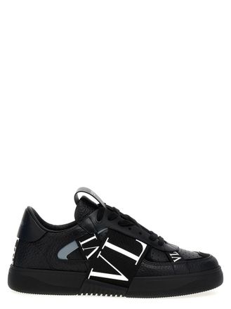 Valentino Garavani BlackWhite Logo Sneakers