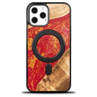 OEM Custodia Bewood Unique Per Iphone 12 Pro Max - Neons - Parigi Con Magsafe