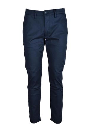 Hamaki-Ho Tailored Multi-Color Cotton-Elastane Trousers