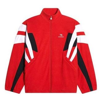 Balenciaga Sporty B Tracksuit Jacket Red 675272TJQ326400