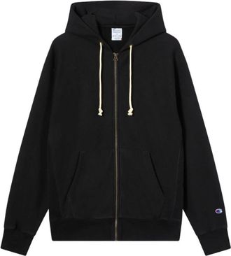 Champion Full-zip Hoodie - Heren - Vesten met rits - Zwart - M - Katoen - Hoodies & sweatvesten
