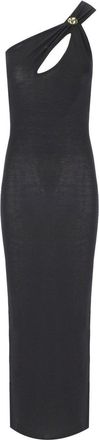Federica Tosi Black Cut Out Knitted Dress