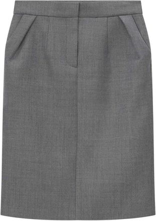 Magda Butrym Midi Rok - Dames - Korte rokken - Grijs - M - Rokken