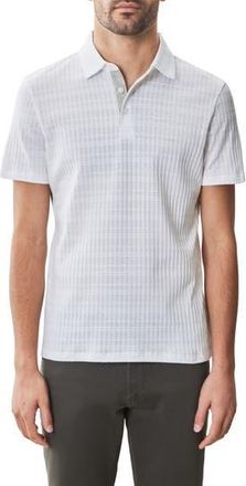 Robert Barakett Mozart Jacquard Polo in White at Nordstrom Rack, Size Xx-Large