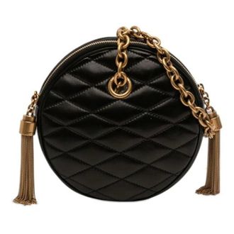 Saint Laurent Pre-owned Le Maillon Schoudertas - Dames - Pre-owned - Zwart - Maat: ONE Size Leer