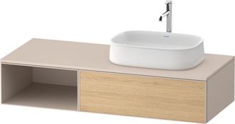 Duravit Lavabo Consola Duravit Zencha, 1300x550mm, 1 Extra&iacute;ble, 1