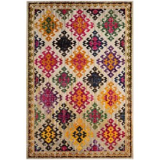 Safavieh Alfombra beige/multicolore 155 x 231 cm