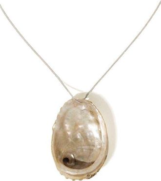 CHILD OF WILD Salty Siren Abalone Necklace in Silver at Nordstrom