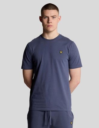Lyle & Scott Lyle And Scott Mens Cotton Crew Neck T-Shirt - Navy - Size: 40
