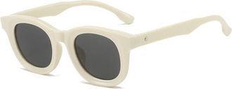 Generic Womens Outdoor Beach Commuter Sunglasses(Beige)