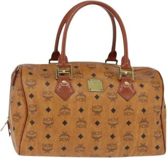 MCM Pre-owned Plastic Handbag - Dames - Vintage Handtas - Bruin - ONE Size - Vintage