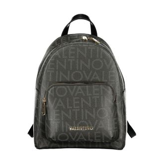 Mario Valentino Nero Poliuretano Donna Womens Backpack