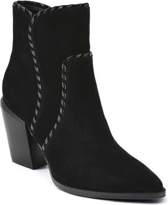 Nine West Raxton Block Heel Bootie in Black at Nordstrom, Size 7.5