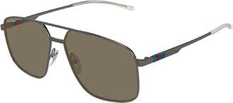 Gucci Mens Black Aviator Sunglasses GG1676S 003