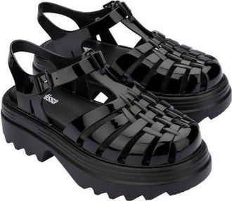 Melissa Possession Platform II Sandal in Black at Nordstrom, Size 10 M