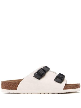 Birkenstock Zürich Tech suede sandals - White