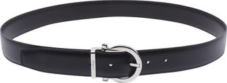 Ferragamo Adjustable Double Gancini Belt