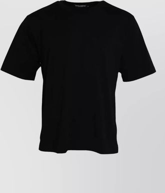 Dolce & Gabbana cotton logo-embossed crew-neck t-shirt