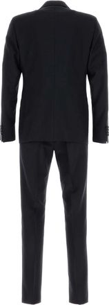Prada Mens Wool-Mohair Blend Pant Suit Navy