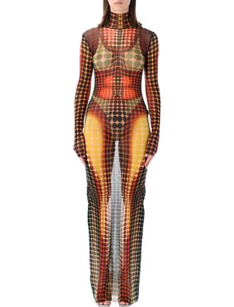 Jean Paul Gaultier Dots Re Edition Maxi Dress