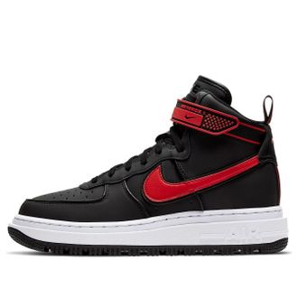 Nike Air Force 1 Boot Black University Red DA0418-002