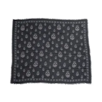 Alexander McQueen Heren, Accessoires, Zwart, Maat: ONE Size Zijde